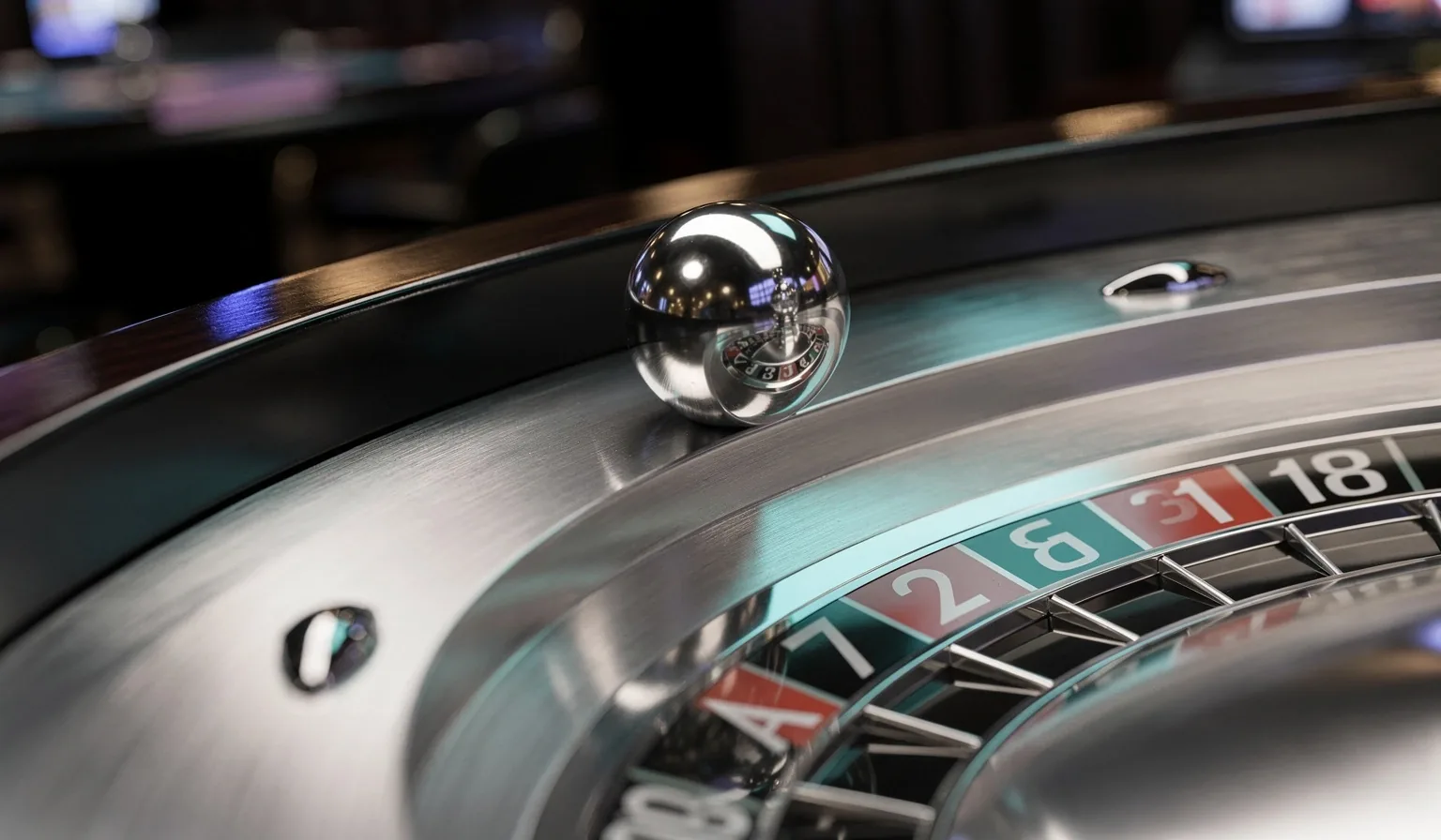 Detalle técnico de ruleta